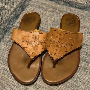 Tory Burch Leather Thong Sandals